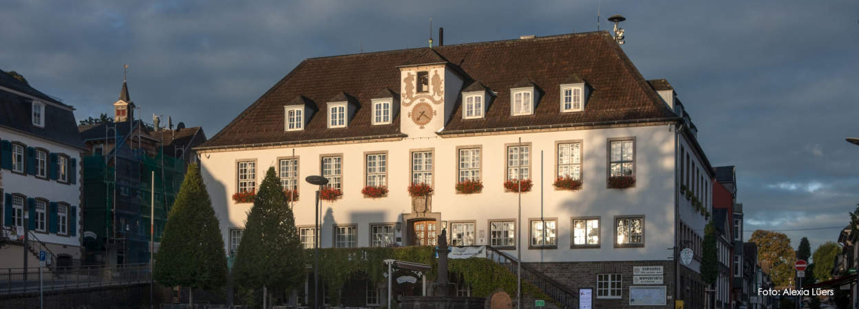 Rathaus im Morgenlicht