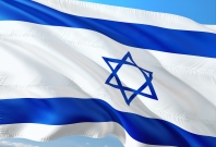 Das Bild zeigt die Flagge Israels.