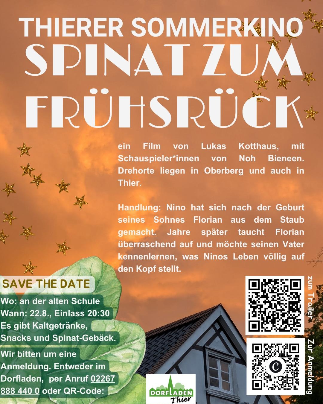 Sommerkino: Spinat zum Frühstück